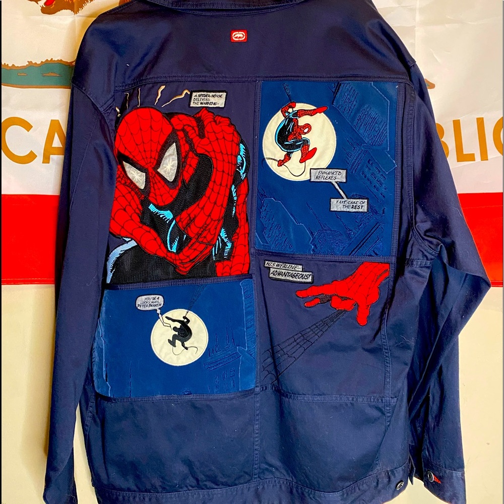 Ecko Unltd VINTAGE RARE SPIDERMAN JACKET SET